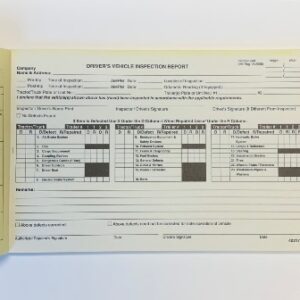 Daily Vehicle Inspection Book for Tractor/Trailer